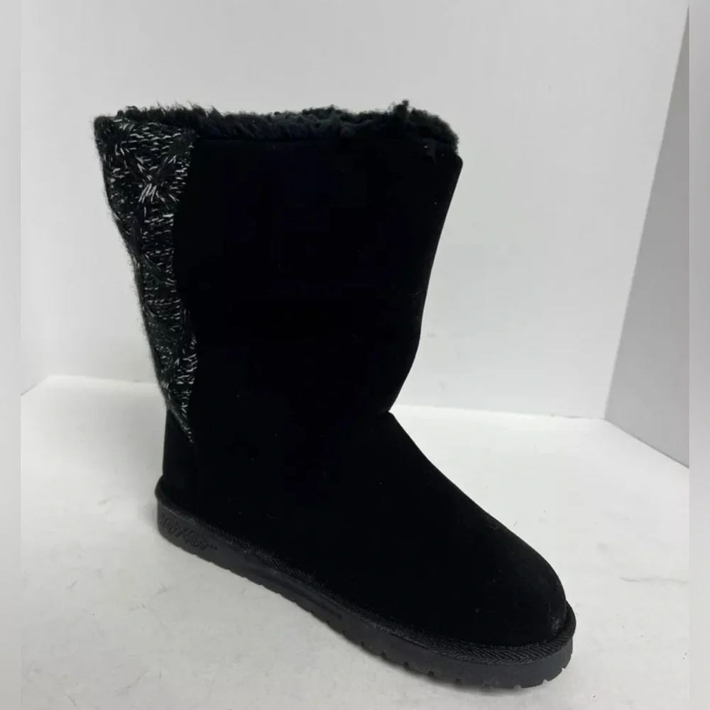 MukLuks Womens Sarina Boot Black 7 M